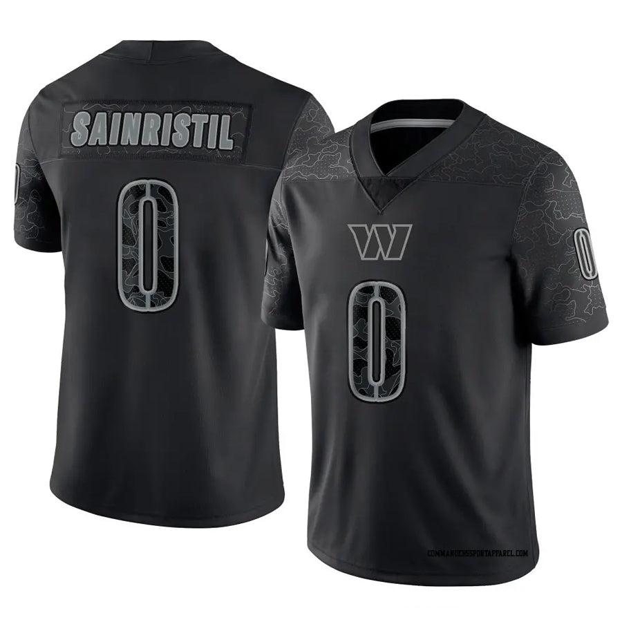 Custom #0 Black WAS Football Shirt Top