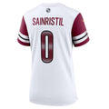 Custom #0 White WAS Football Shirt Top
