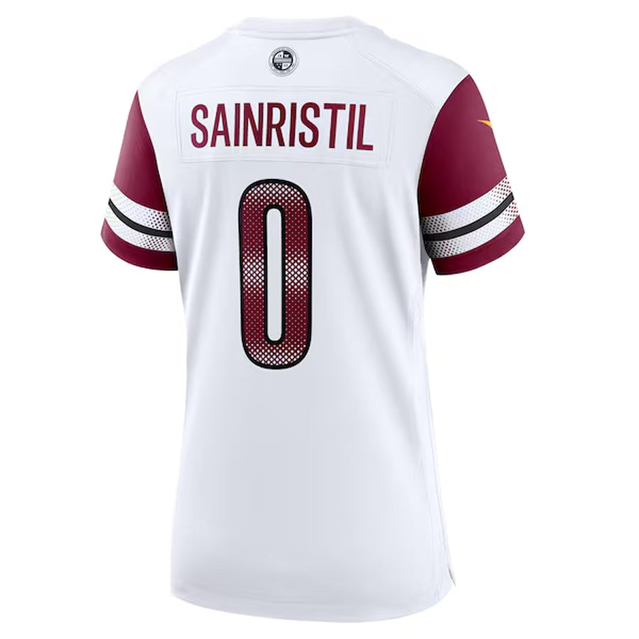 Custom #0 White WAS Football Shirt Top