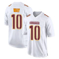 Custom #10 White WAS Football Shirt Top