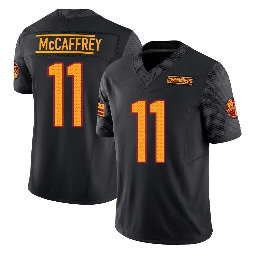 Custom #11 Black WAS Football Shirt Top