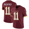Custom #11 Burgundy WAS Football Shirt Top