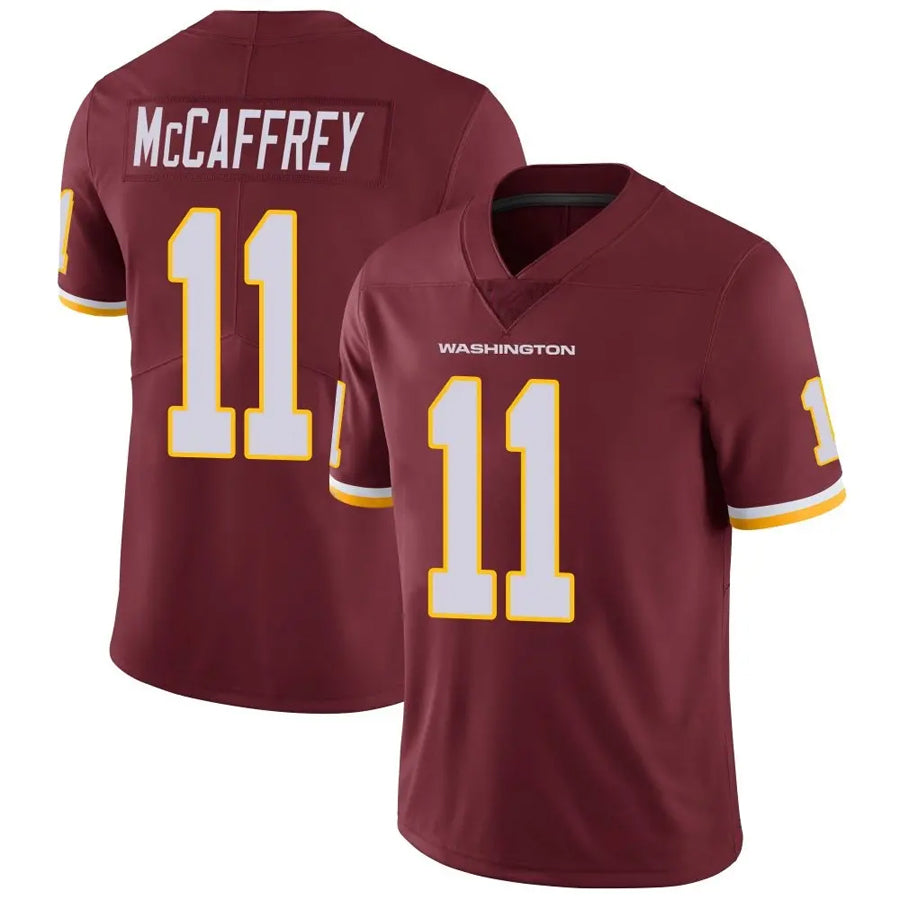 Custom #11 Burgundy WAS Football Shirt Top