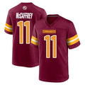 Custom #11 Burgundy WAS Football Shirt Top