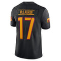 Custom #17 Black WAS Football Shirt Top