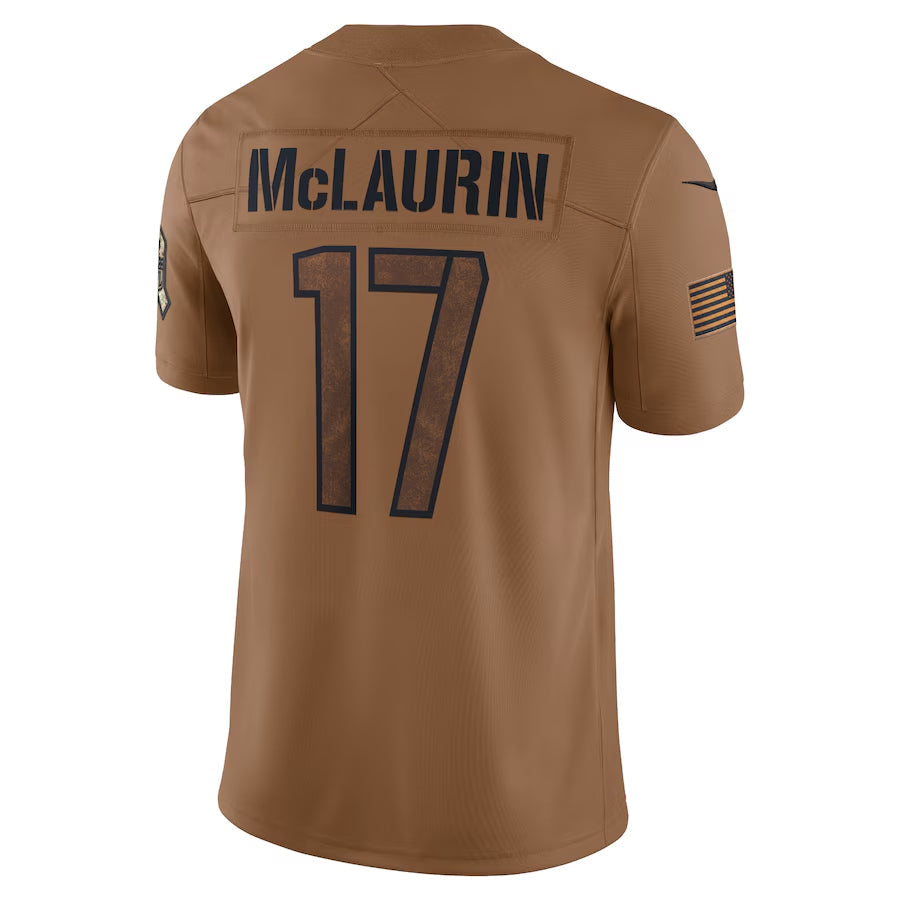 Custom #17 Brown WAS Football Shirt Top