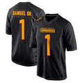 Custom #1 Black WAS Football Shirt Top