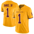 Custom #1 Gold WAS Football Shirt Top