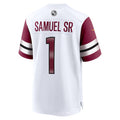 Custom #1 White WAS Football Shirt Top