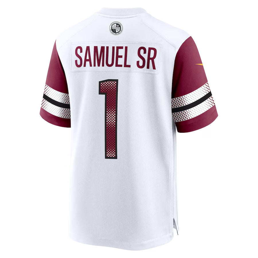 Custom #1 White WAS Football Shirt Top
