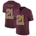 Custom #21 Burgundy WAS Football Shirt Top