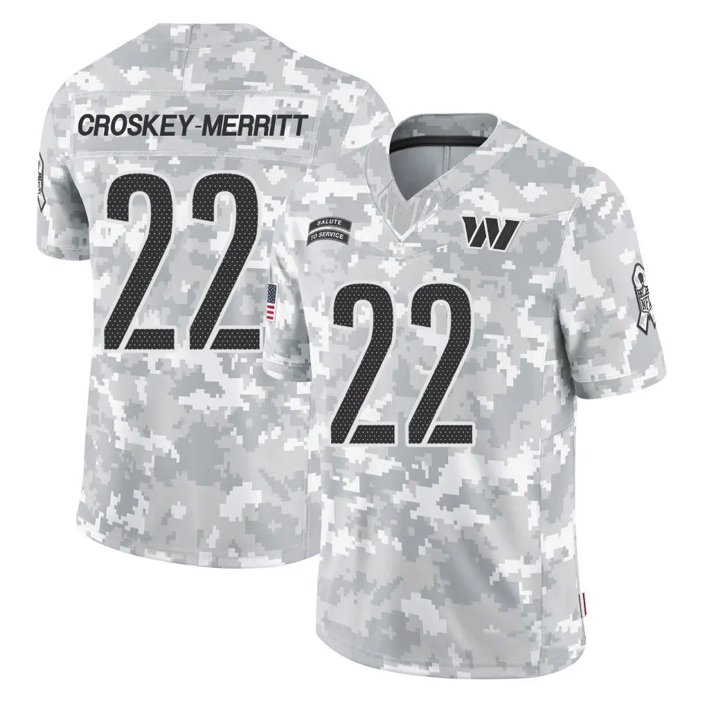 Custom #22 WAS Football Shirt Top