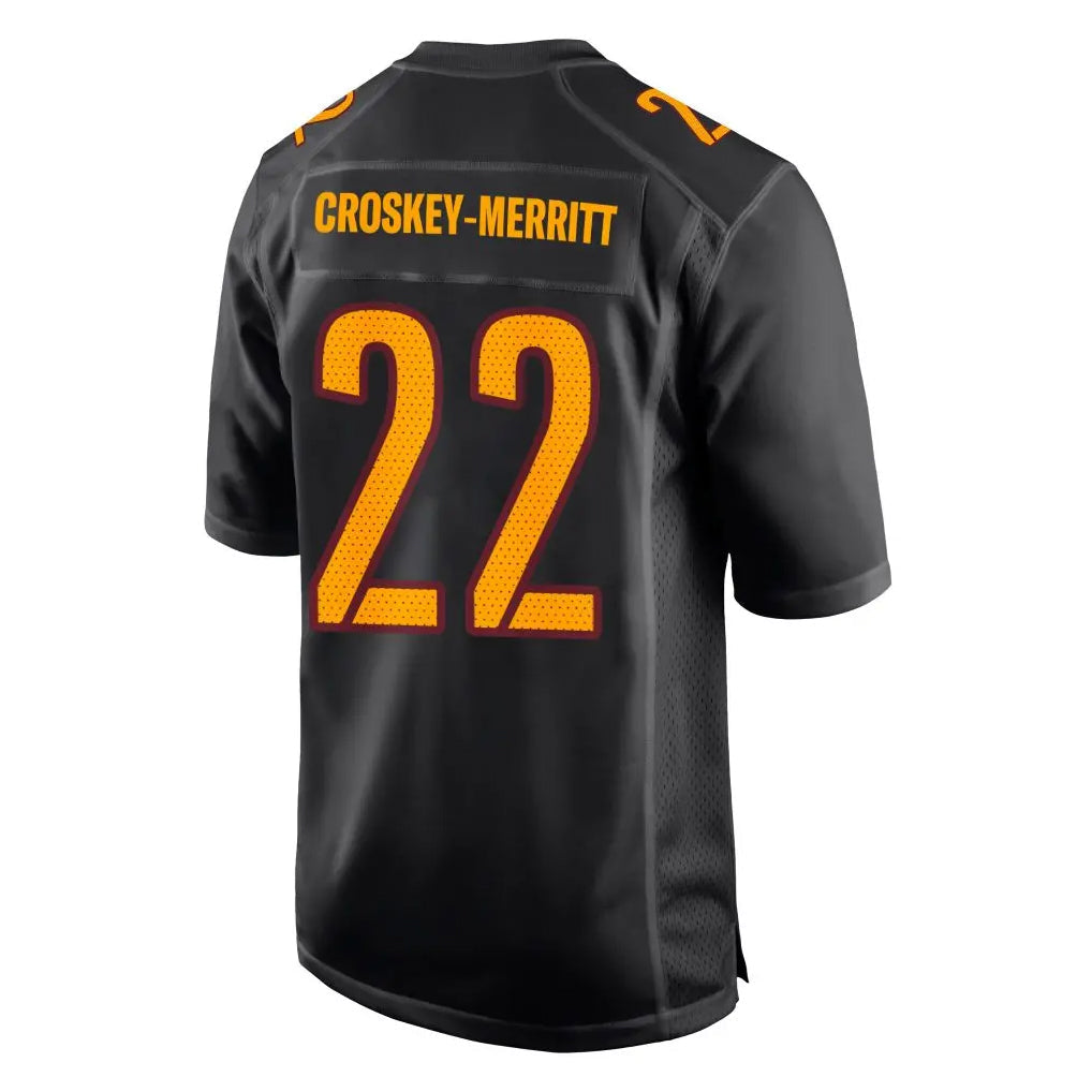 Custom #22 Carbon Black WAS Football Shirt Top