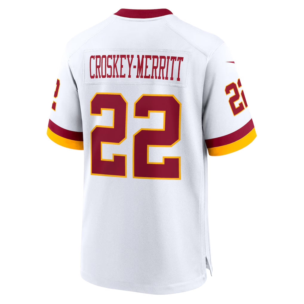 Custom #22 White WAS Football Shirt Top