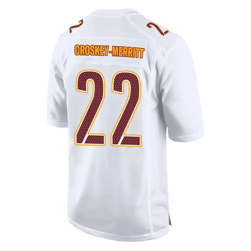 Custom #22 White WAS Football Shirt Top