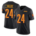 Custom #24 Black WAS Football Shirt Top
