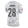 Custom #28 Green WAS Football Shirt Top