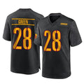 Custom #28 Black WAS Football Shirt Top