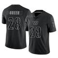 Custom #28 Black WAS Football Shirt Top