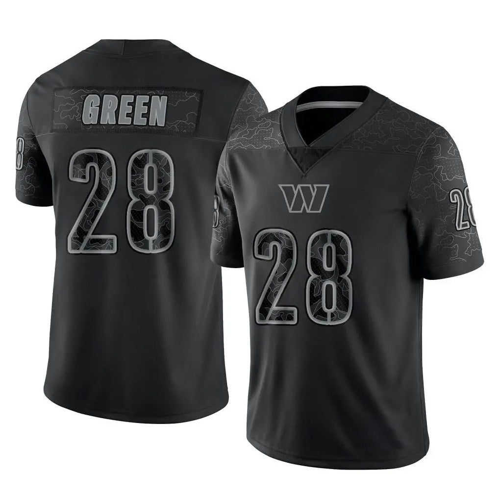 Custom #28 Black WAS Football Shirt Top