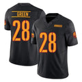Custom #28 Black WAS Football Shirt Top