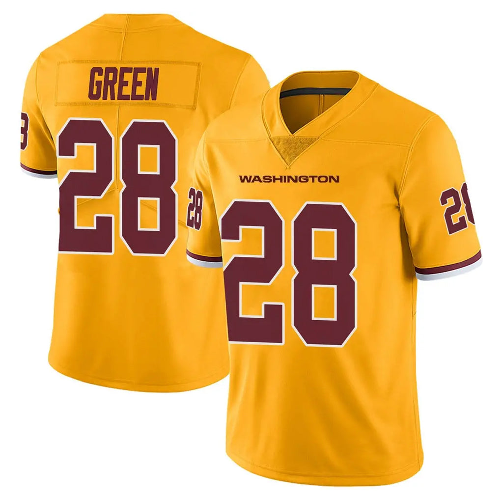 Custom #28 Green WAS Football Shirt Top
