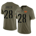Custom #28 Green WAS Football Shirt Top