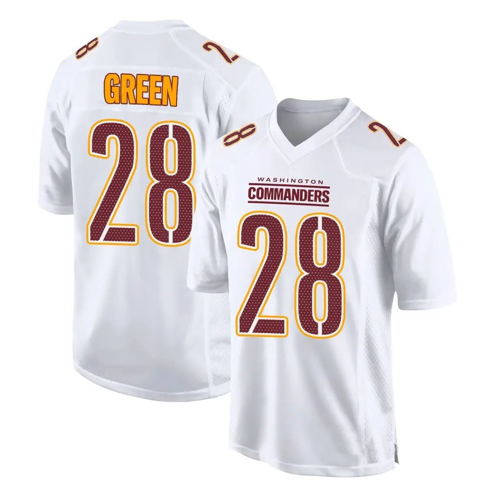 Custom #28 Green WAS Football Shirt Top