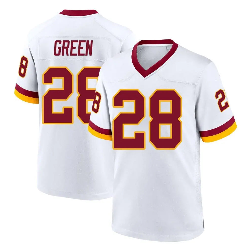 Custom #28 White WAS Football Shirt Top