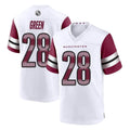 Custom #28 White WAS Football Shirt Top