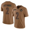 Custom #2 Brown WAS Football Shirt Top