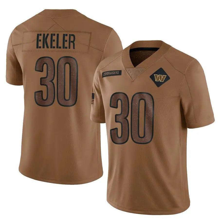 Custom #30 Brown WAS Football Shirt Top