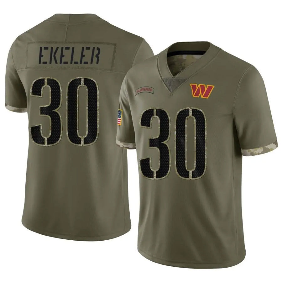 Custom #30 Olive WAS Football Shirt Top
