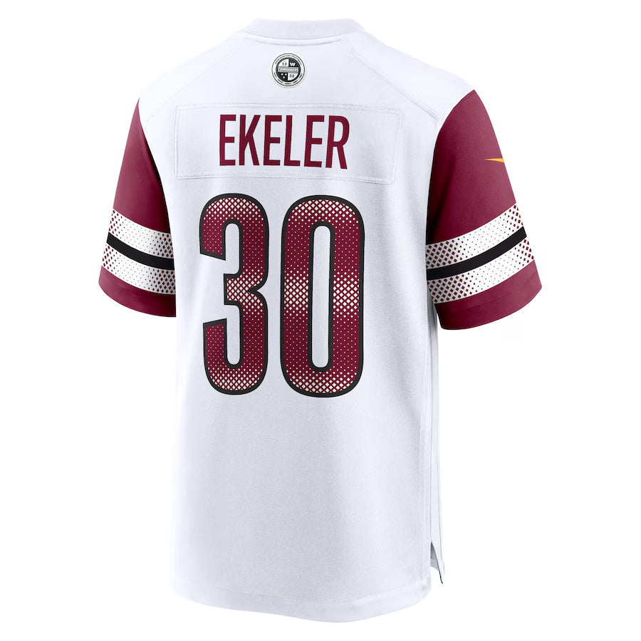 Custom #30 White WAS Football Shirt Top