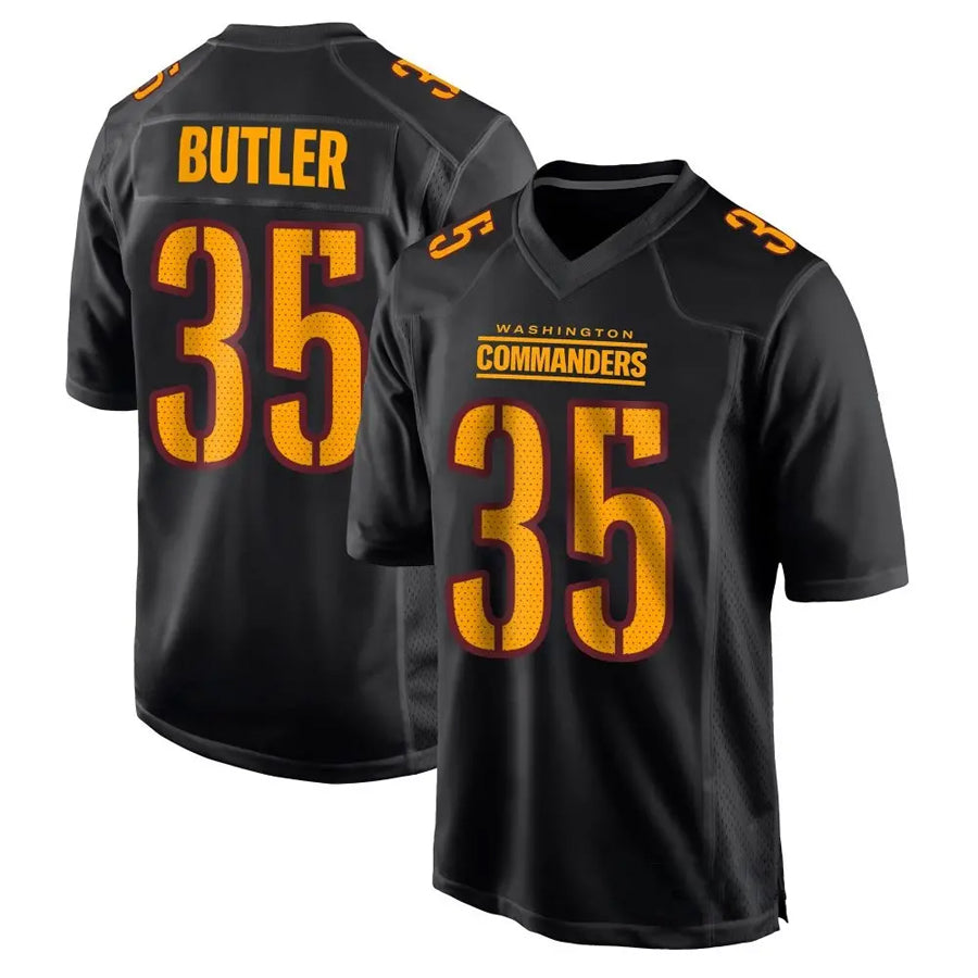 Custom #35 Black WAS Football Shirt Top