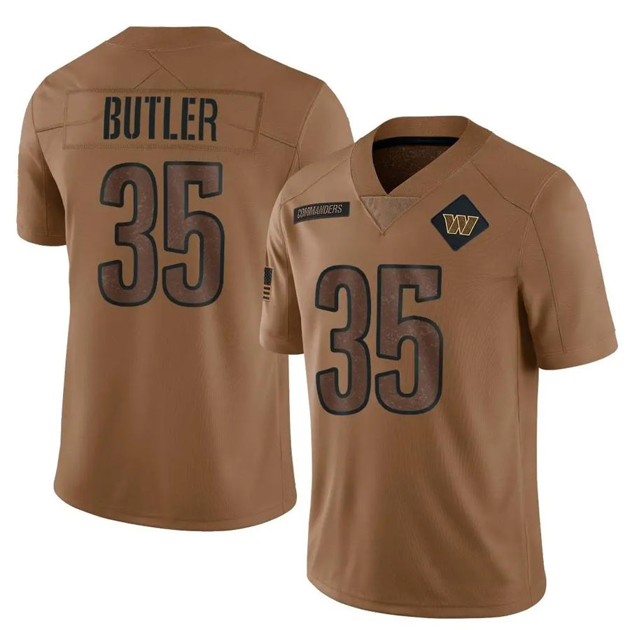 Custom #35 Brown WAS Football Shirt Top