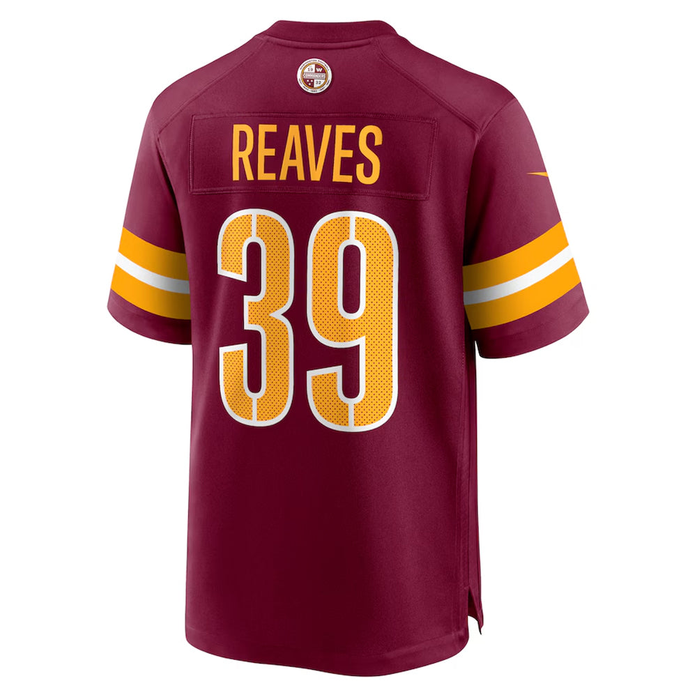 Custom #39 Burgundy WAS Football Shirt Top