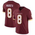 Custom #8 Burgundy WAS Football Shirt Top
