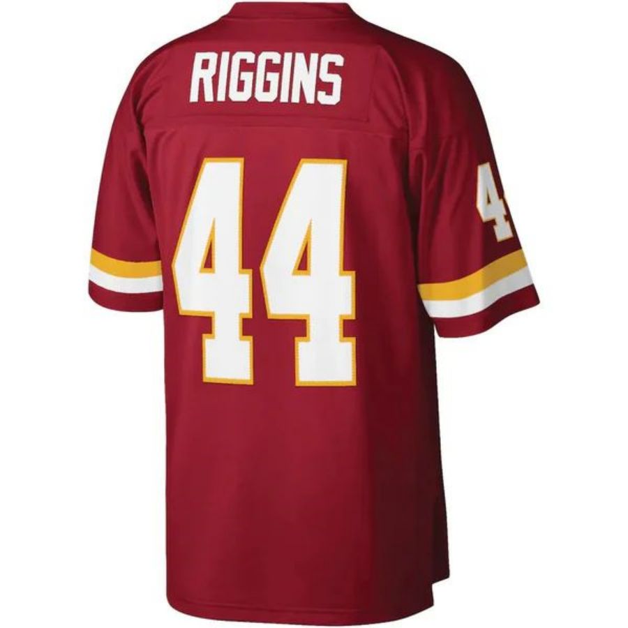 Custom #44 Burgundy WAS Football Shirt Top