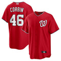 Custom #46 Red WSH Baseball Shirt Top