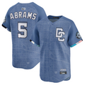 Custom #5 Blue City Connect WSH Baseball Shirt Top