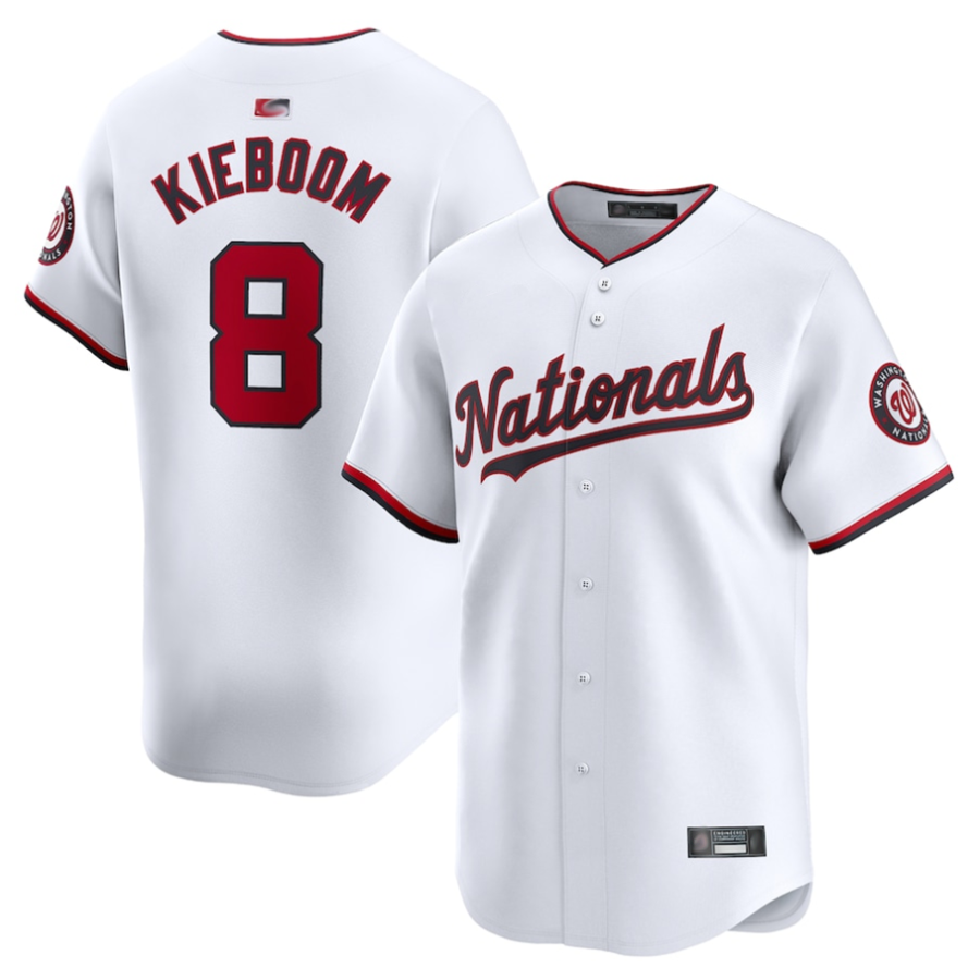 Custom #8 Red WSH Baseball Shirt Top