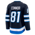 Custom #81 Navy WPG Hockey Shirt Top