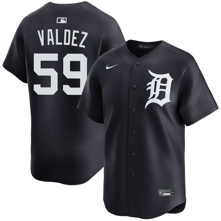 Framber Valdez Detroit Tigers Alternate Jersey - Navy