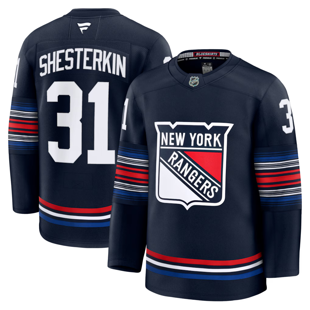 Igor Shesterkin New York Rangers Alternate Jersey - Navy