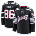 Jack Hughes New Jersey Devils Alternate Premium Jersey - Black