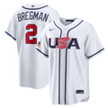 Alex Bregman USA Baseball 2026 World Baseball Classic Home Stadium Jersey - White