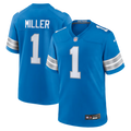 Blake Miller Detroit Lions 2026 NFL Draft First Round Pick No. 17 Jersey - Blue