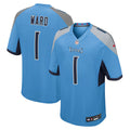 Cameron Ward Tennessee Titans Jersey - Light Blue