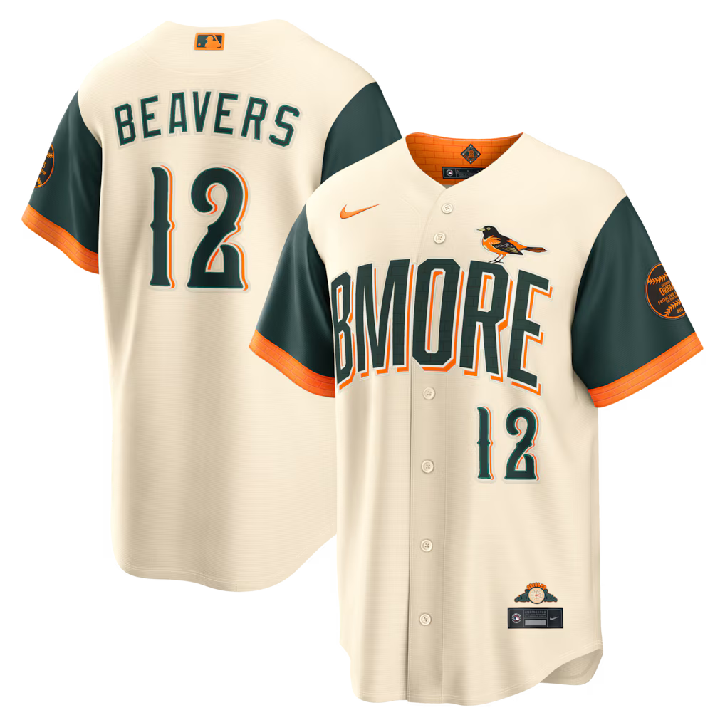 Dylan Beavers Baltimore Orioles 2026 City Connect Stadium Jersey - Natural